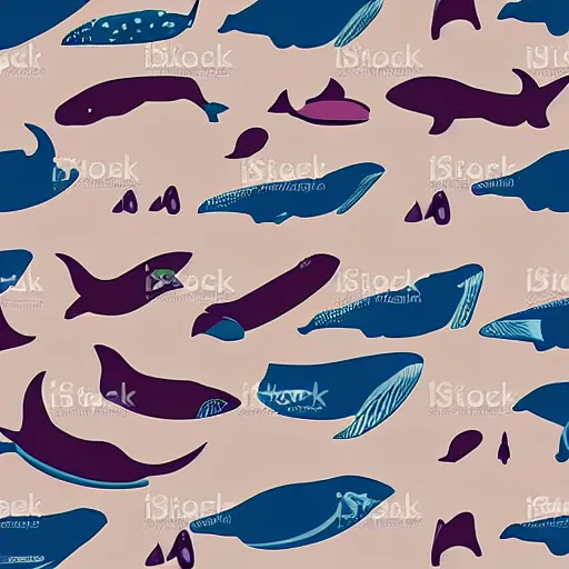 Image similar to vector art whales