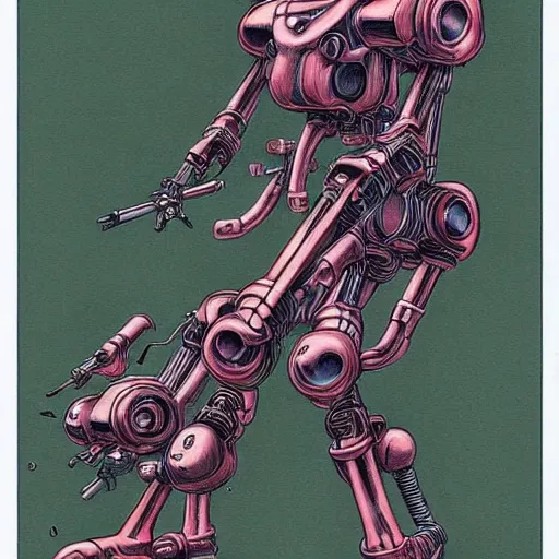 Prompt: beautifully colored combat mecha by m. c. escher, junji ito h. r. giger