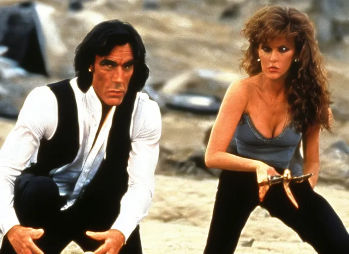 Image similar to scene from the 1 9 8 9 james bond film licence to kill