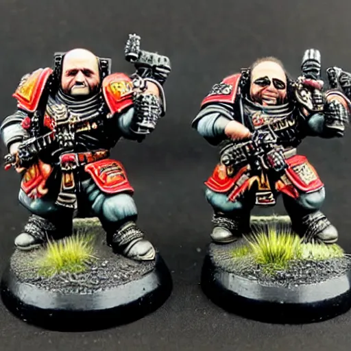 Prompt: danny devito painted wargaming miniature, warhammer 4 0 k, higly detailed, 4 k