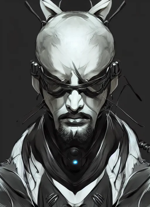Prompt: portrait of an anthropomorphic sly beetle. in style of yoji shinkawa and hyung - tae kim, trending on artstation, dark fantasy, great composition, concept art, highly detailed, dynamic pose, vibrant colours.