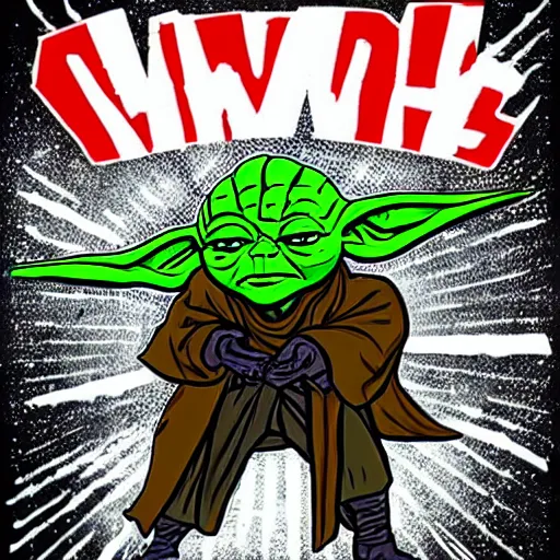 Prompt: Yoda as WWE Champion