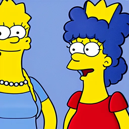 Image similar to stunning award winning hyperrealistic hdr 8 k highly detailed portrait photo of twins sherri and terri on the simpsons as real humans