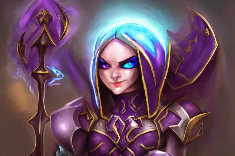 Image similar to dark night elf, heroes of might and magic, trending on art station, fantasy, smooth