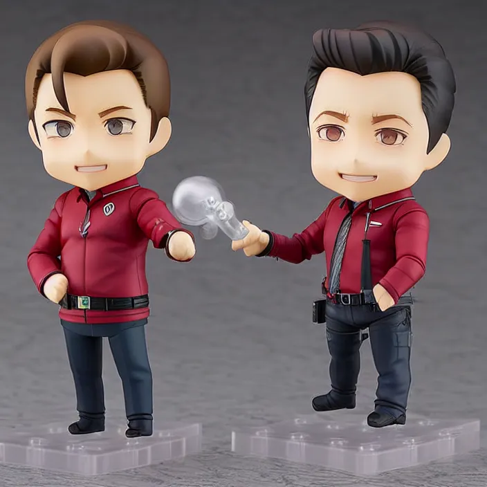 Image similar to One! Anime Nendoroid figurine of Elon Musk, fantasy, figurine , product photo