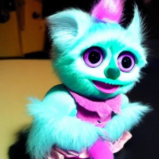 Prompt: Furby barbie