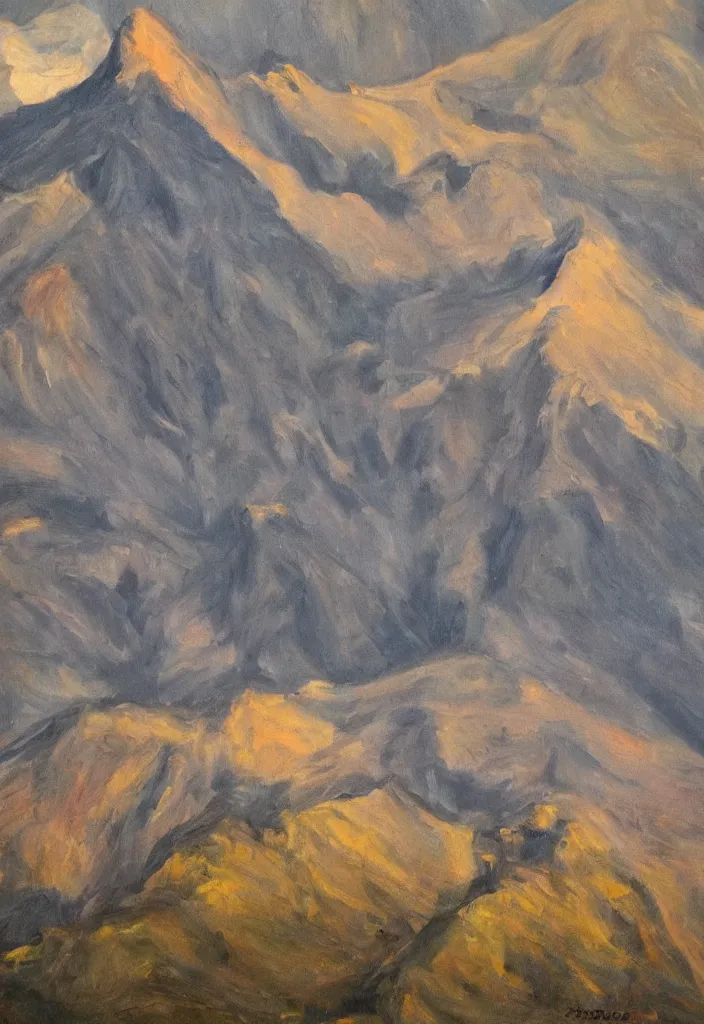 Image similar to a mountain with the shape of s human face landscape photography by salvadordalli masterpiece sharp detailed oil on canvas