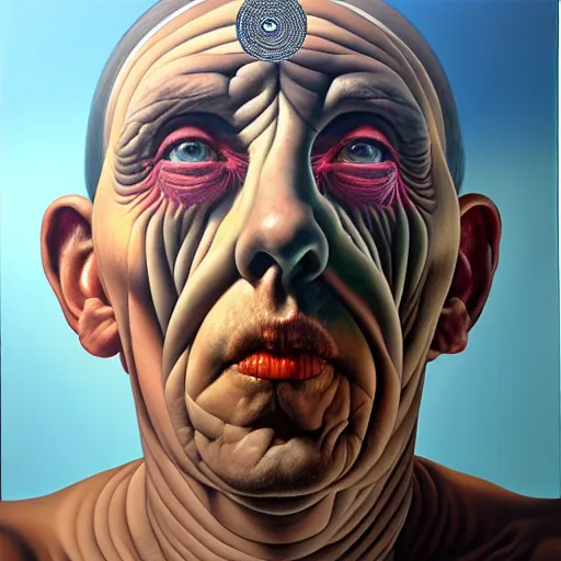 Prompt: ethos of ego. mythos of id. by clifford simak, hyperrealistic photorealism acrylic on canvas, resembling a high - resolution photograph