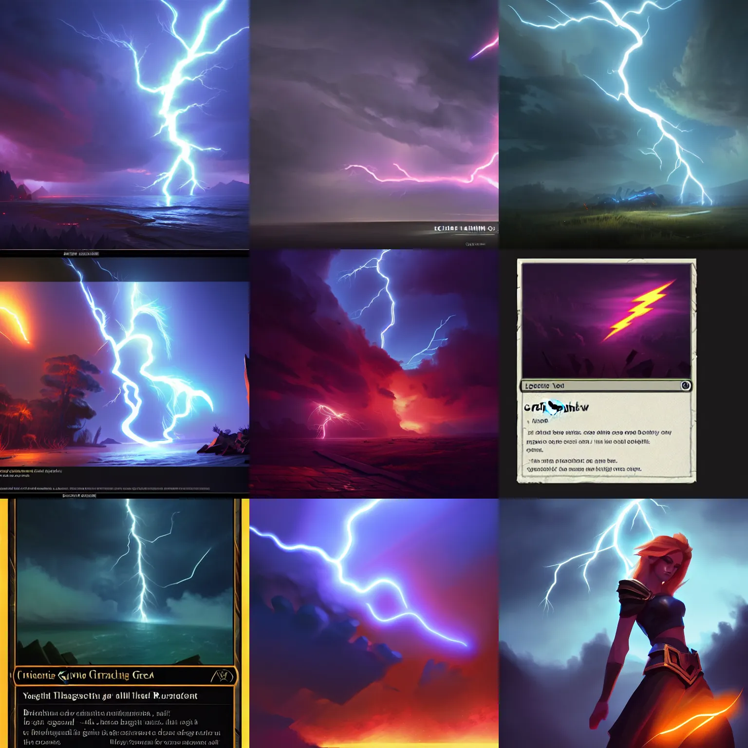 lightning vfx, black background, diagonal, hearthstone | Stable Diffusion |  OpenArt