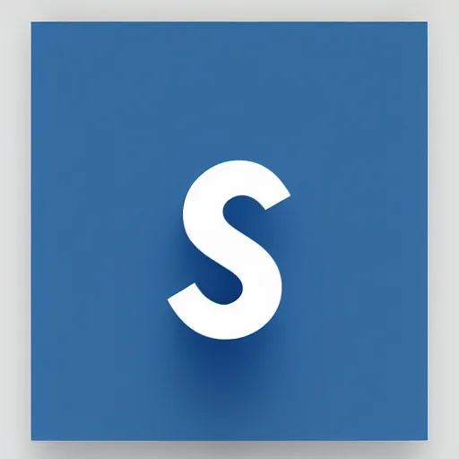 Image similar to a blue background with a white symbol in the middle, a screenshot by sengai, behance contest winner, letterism, behance hd, minimalist, minimalistic