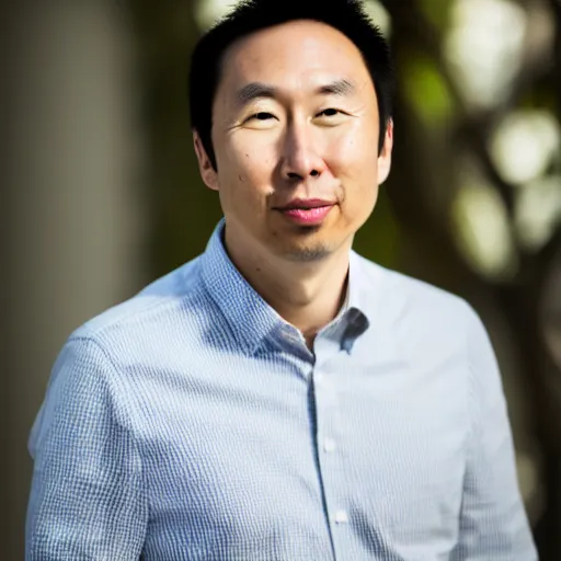 Prompt: portrait photo still of andrew ng, 8 k, 8 5 mm f 1. 8