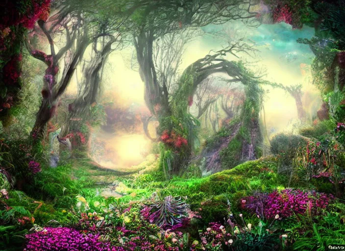 Image similar to a place you would see in a dream