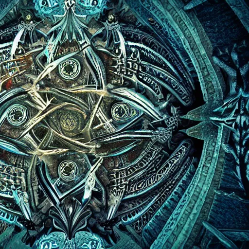 Prompt: fractal magick sigil, intricate detail, royo, klimt, miro, vallejo, frazetta, giger, whealan, hd, unreal engine,