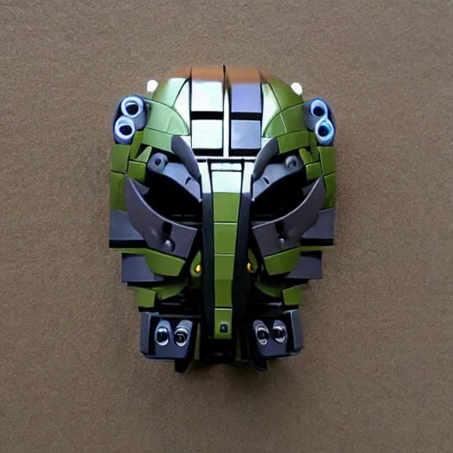 Image similar to “bionicle raven mask. LEGO box”