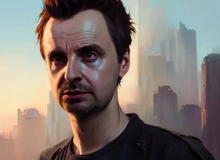 Prompt: highly detailed portrait of matthew bellamy, in gta v, stephen bliss, unreal engine, fantasy art by greg rutkowski, loish, rhads, ferdinand knab, makoto shinkai and lois van baarle, ilya kuvshinov, rossdraws, tom bagshaw, global illumination, radiant light, detailed and intricate environment