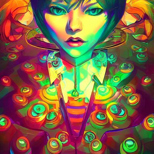 Image similar to skill magic deepdream stuff loot legends stylized digital illustration video game icon lois van baarle, ilya kuvshinov, rossdraws, artstation