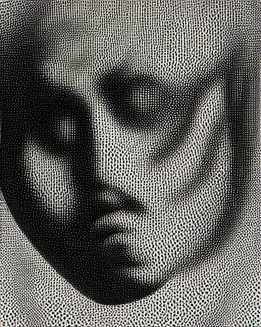 Prompt: a beautiful young female bio - mechanical mandelbrot fractal translucent robot profile face, by caravaggio, by h. r. giger, glamor shot, tri - x 4 0 0 tx, closeup, blur effect, high contrast, 1 6 k, rim lights, rembrandt lighting, insanely detailed and intricate, hyper realistic