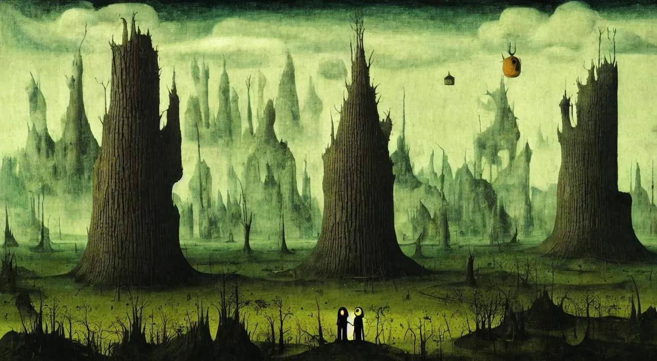 Prompt: single flooded simple!! fungus tower clear empty sky, very coherent and colorful high contrast ultradetailed photorealistic masterpiece by franz sedlacek hieronymus bosch dean ellis simon stalenhag rene magritte gediminas pranckevicius, dark shadows, sunny day, hard lighting