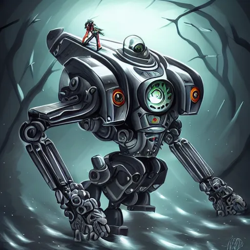 Image similar to realistic combat mecha in the style of junji ito, cyril rolando, metal shaded