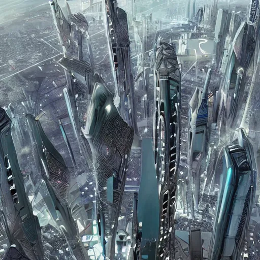 Image similar to a futuristic city from the year 2 0 7 0