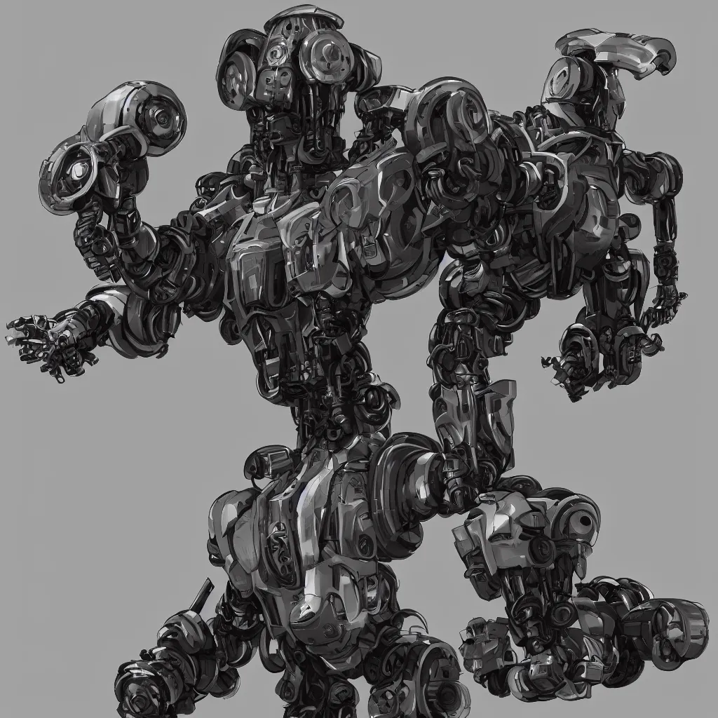 Image similar to a robot, by bjorkman, trending on artstation.