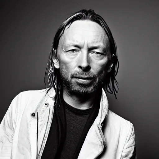 Image similar to thom yorke singer songwriter rolling stone, a photo by colin greenwood