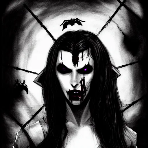Image similar to clan malkavian artwork, vampire the masquerade, vtm, masterpiece, rpg, black and white, high quality, detailed, high coherence, dark
