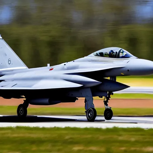 Prompt: photo of a n f16 fighter jet in fligh