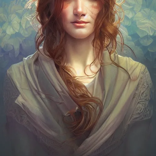 Prompt: Beautiful portrait of ryan mcpartlin, wide angle, intricate, wild, highly detailed, digital painting, artstation, concept art, smooth, sharp focus, illustration, art by artgerm and greg rutkowski and alphonse mucha - W 768