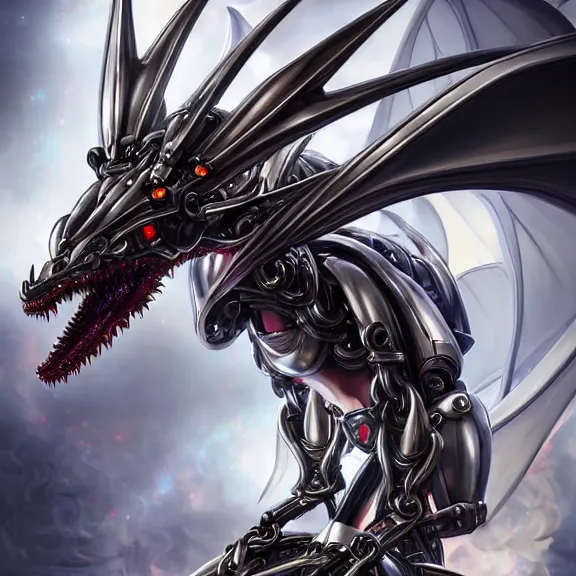 Image similar to detailed maw shot of a gigantic elegant beautiful stunning anthropomorphic hot robot mecha female dragon, swallowing a small human like candy, with sleek silver metal armor and cat ears, OLED visor over eyes, food pov, prey pov, micro pov, vore, digital art, mawshot, dragon vore, dragon maw, furry art, high quality, 8k 3D realistic, macro art, micro art, Furaffinity, Deviantart, Eka's Portal, G6