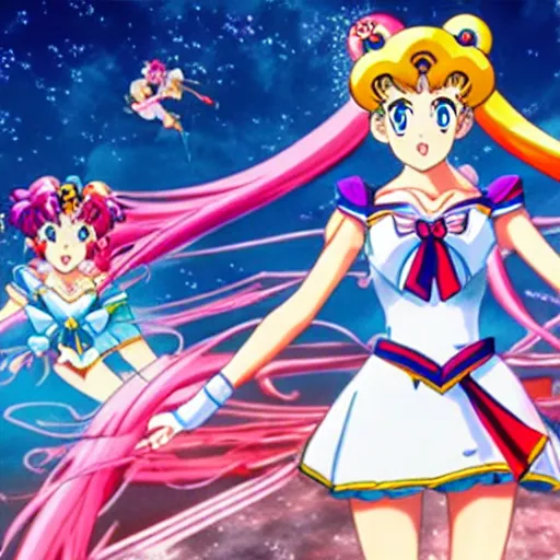 Image similar to sailor moon eternal is a japanese animated action fantasy film