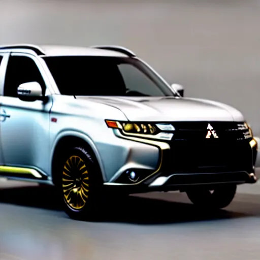 Prompt: mitsubishi outlander, ultra realistic, intricate details, highly detailed, photorealistic, octane render, 8 k, unreal engine.