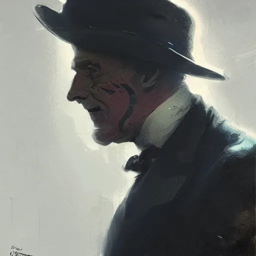 Image similar to a dapper victorian man with a glowing cybernetic chest, chiaroscuro, sci fi character portrait by greg rutkowski, craig mullins