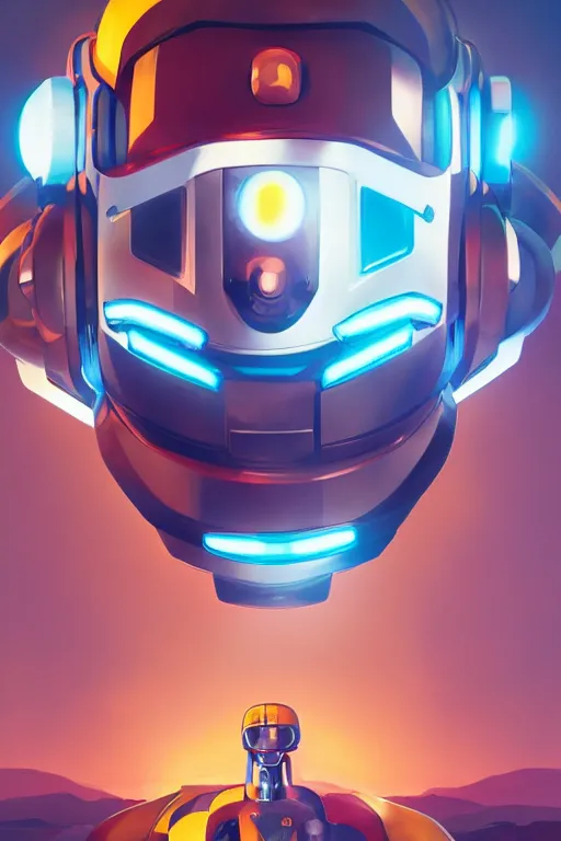 Image similar to metabots medabots medarotto medarot robot minimalist comics helmet mask neon cybereye, behance hd by jesper ejsing, by rhads, makoto shinkai and lois van baarle, ilya kuvshinov, rossdraws global illumination ray tracing hdr radiating a glowing aura