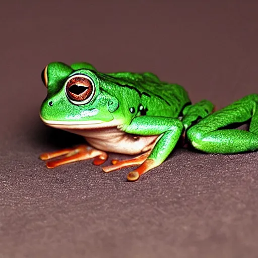 Image similar to Good night! Cute frog.