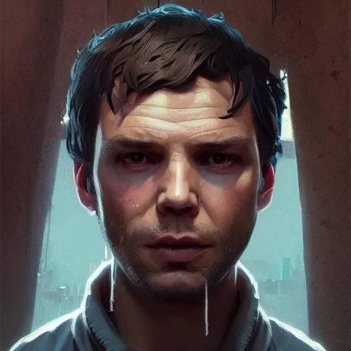 Image similar to highly detailed portrait 💀💎 in gta v, stephen bliss, unreal engine, fantasy art by greg rutkowski, loish, rhads, ferdinand knab, makoto shinkai and lois van baarle, ilya kuvshinov, rossdraws, tom bagshaw, global illumination, radiant light, detailed and intricate environment