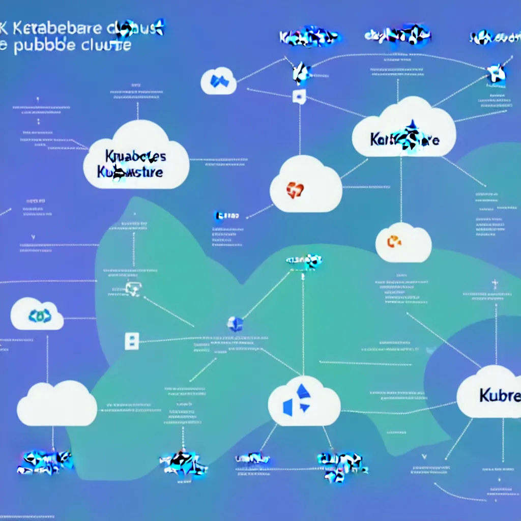 Image similar to Kubernetes cluster deployed to a secure public cloud service, presented at keynote by CEO, trending on Artstation, by Visual Capitalist
