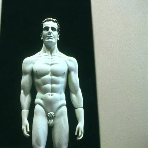 Image similar to greek statue of Patrick Bateman in American Psycho (1999)