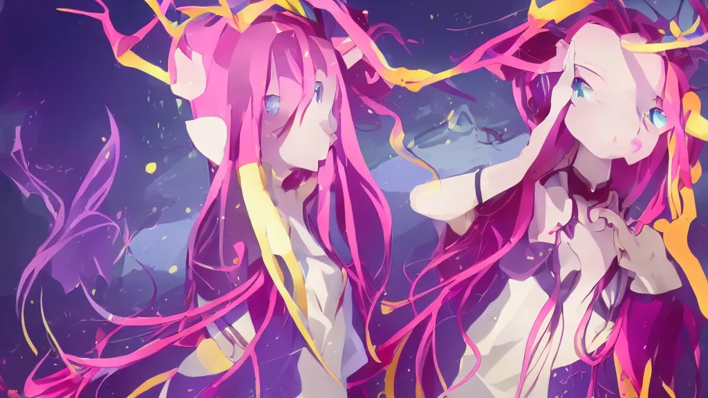 Wallpaper anime, art, two, No Game No Life, No game no life for