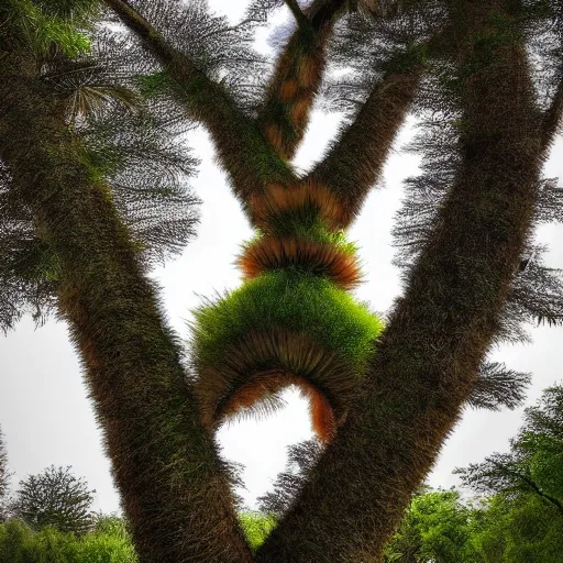 Image similar to national geographic photo of exeggutor, pokemon in the wild, intricate, portrait, 8 k highly professionally detailed, hdr, award winning