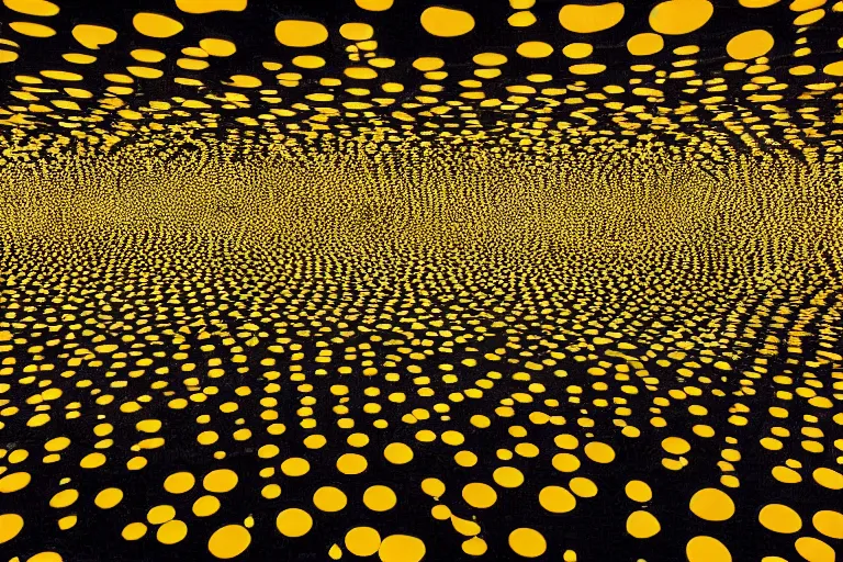 Prompt: Yayoi Kusama infinity room filled with pikachus photorealistic hyperdetailed 35mm 4k