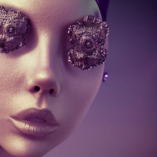 Image similar to queen of metal, 4 k, intricate, jaw dropping, gorgeous, surreal, octane render