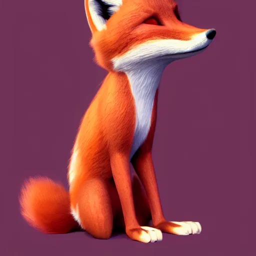 Image similar to an anthropomorphic fox wearing a t-shirt and leans, sitting on a couch, art, artstation, very coherent symmetrical artwork, highly detailed, realistic, octane render