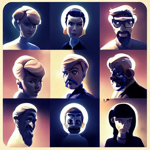 Image similar to face icon stylized minimalist george lucas, loftis, cory behance hd by jesper ejsing, by rhads, makoto shinkai and lois van baarle, ilya kuvshinov, rossdraws global illumination