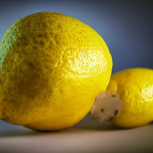 Prompt: a monster lemon, photograph, 8k,