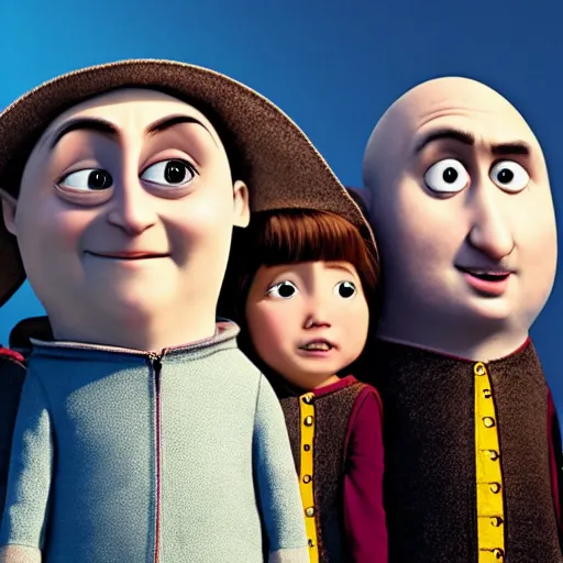 Image similar to live action gru movie