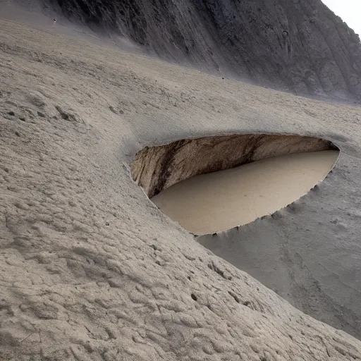 Image similar to cliff house on the edge of a moon crater designed by zaha hadid, photography