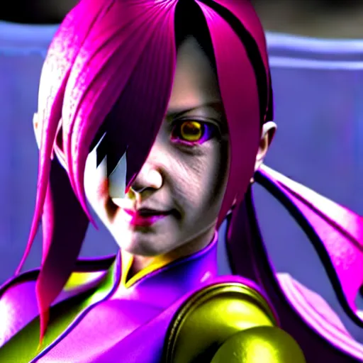 Image similar to sophia from shin megami tensei v as boomerang kuwanger, hyperrealistic, very detailed, unreal engine, psx graphics, 3 5 mm still photo