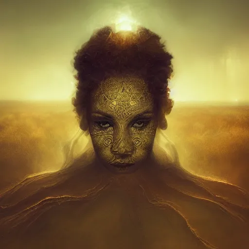 Image similar to majestic gracious labyrinth portrait, mysterious atmospheric lighting, elysian fields, painted, intricate, volumetric lighting, beautiful, rich deep colours masterpiece, golden hour, golden ratio, sharp focus, ultra detailed, by leesha hannigan, ross tran, thierry doizon, kai carpenter, ignacio fernandez rios