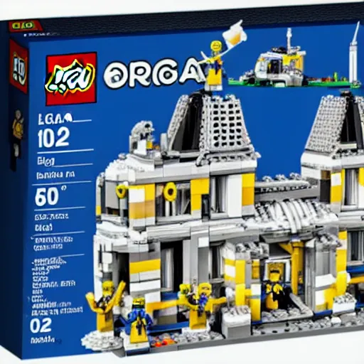 Image similar to ! dream mar a lago fbi raid lego set